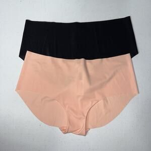 Soma Women’s Lot Of 2 Almost Naked Hipster Panties Black Apricotta Size M NWT